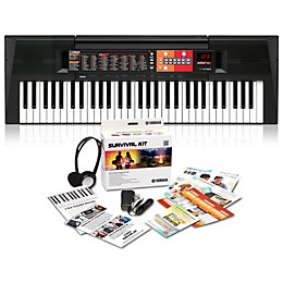 Open Box Yamaha PSR-F51HS 61-Key Portable Keyboard with Power Supply, Headphones and More Level 2 Regular 190839717061