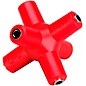 Hosa Knucklebones Signal Splitter, 3.5 mm X 6 Red thumbnail