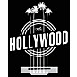 Guitar Center Hollywood Palm Strings - Black/White Sticker thumbnail