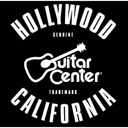 Guitar Center Hollywood, California GO - Black/White Sticker