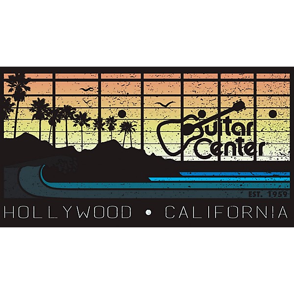 Guitar Center Hollywood - California Sunset Sticker