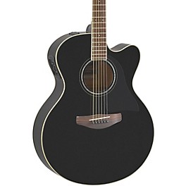 Yamaha CPX600 Medium Jumbo Acoustic-Electric Guitar Black Yamaha CPX600 Medium Jumbo Acoustic-Electric Guitar Black