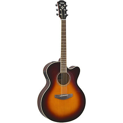 Yamaha Cpx600 Medium Jumbo Acoustic-Electric Guitar Old Violin Sunburst for sale