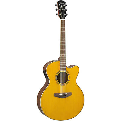 Yamaha Cpx600 Medium Jumbo Acoustic-Electric Guitar Vintage Tint for sale