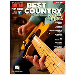 Hal Leonard Best Country Hits Guitar Play-Along Volume 96 Book/Audio Online