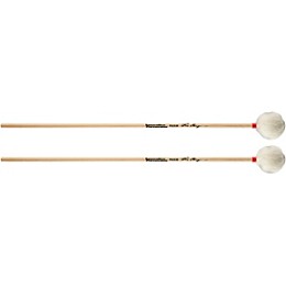 Innovative Percussion Medium General Marimba Mallets with Birch Handle White Yarn Medium