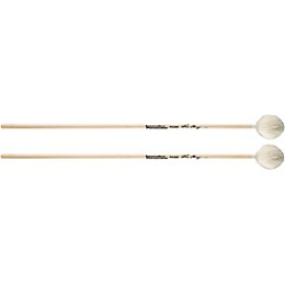 Innovative Percussion Medium Hard Marimba Mallets with Birch Handles and White Yarn Very Hard