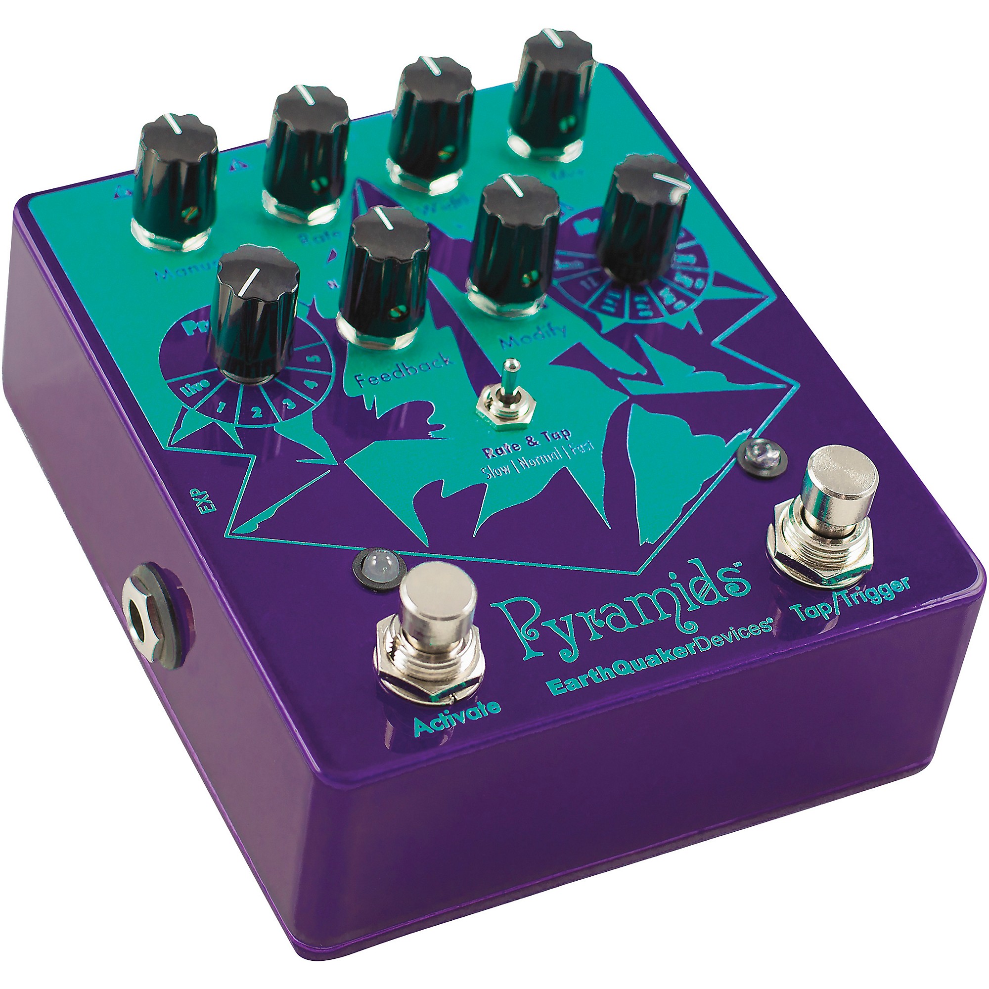ギター EarthQuaker Devices Pyramids Open Box EarthQuaker Devices Pyramids Stereo Flanger Effects Pedal