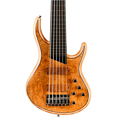 Mtd Kingston Z6 6-String Fretless Ebony Fingerboard Electric Bass Guitar Natural for sale