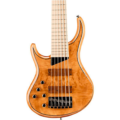 Mtd Kingston Z6 6-String Left-Handed Maple Fingerboard Electric Bass Natural for sale