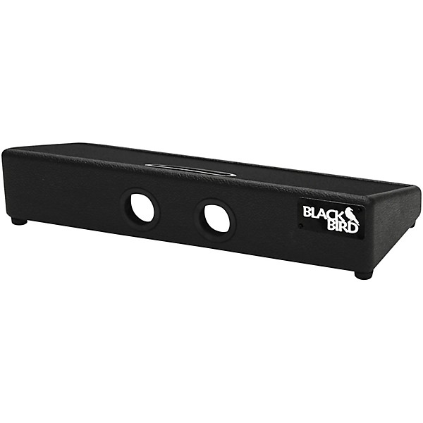 Open Box Blackbird Pedalboards Feather Pedalboard and Gig Bag Black Tolex Level 1
