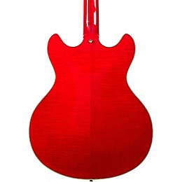 Open Box D'Angelico Excel Series DC Semi-Hollow Electric Guitar with Stopbar Tailpiece Level 2 Cherry 197881185145