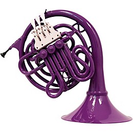 Cool Wind CFH-200BK Series Plastic Double French Horn Purple Fixed Bell