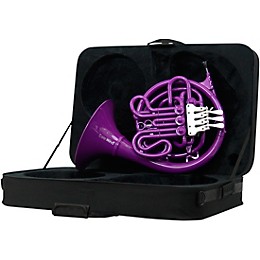 Cool Wind CFH-200BK Series Plastic Double French Horn Purple Fixed Bell