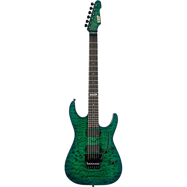 ESP USA M-II FR Electric Guitar Emerald Green