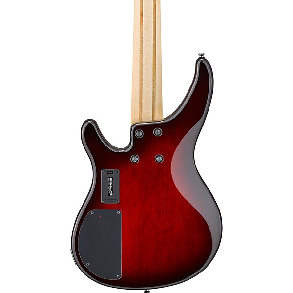 Yamaha TRBX605FM 5-String Electric Bass Guitar Dark Red Burst