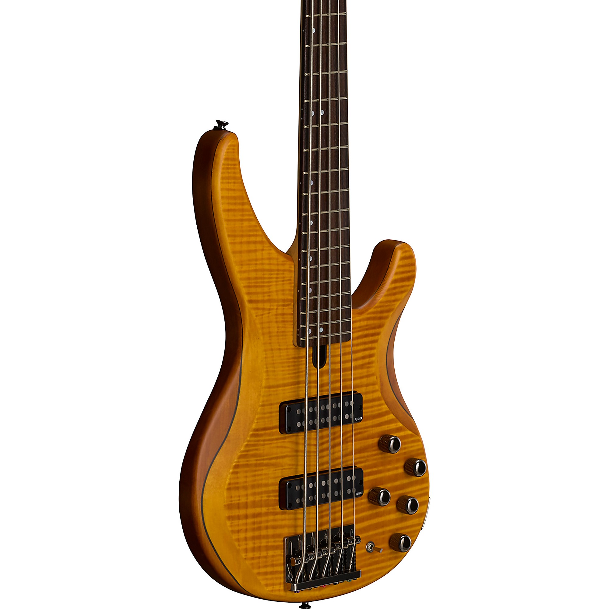 Yamaha TRBX605FM 5-String Electric Bass Matte Amber