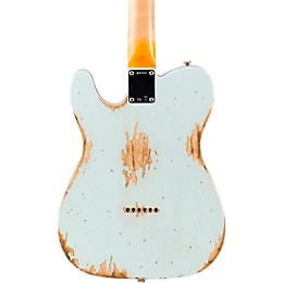 Fender Custom Shop 1963 Heavy Relic Telecaster Custom Built Electric Guitar Super Faded Aged Sonic Blue