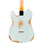 Fender Custom Shop 1963 Heavy Relic Telecaster Custom Built Electric Guitar Super Faded Aged Sonic Blue