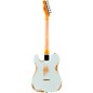 Fender Custom Shop 1963 Heavy Relic Telecaster Custom Built Electric Guitar Super Faded Aged Sonic Blue