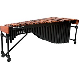 Marimba One Izzy #9504 A442 Marimba with Traditional Keyboard and Basso Bravo Resonators 5 Octave Concert Frame