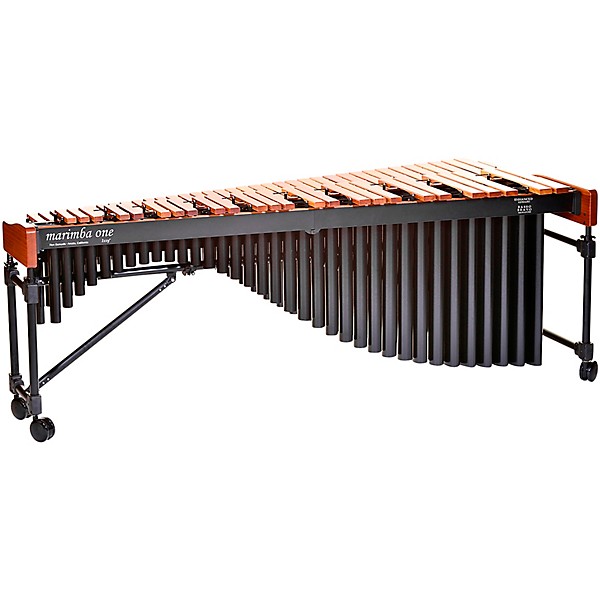 Marimba One Izzy #9505 A440 Marimba with Enhanced Keyboard and Basso Bravo Resonators 5 Octave Concert Frame