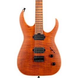 Jackson USA Signature Misha Mansoor Juggernaut HT6FM Electric Guitar Amber Tiger Eye