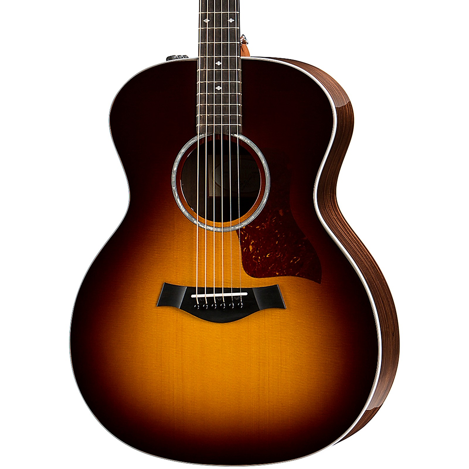 Taylor 214e DLX Grand Auditorium Acoustic-Electric Guitar Tobacco 