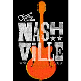 Guitar Center Nashville Guitar Graphic Sticker