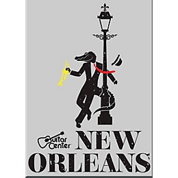 Guitar Center New Orleans Alligator Graphic Sticker