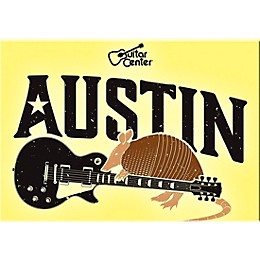 Clearance Guitar Center Austin Guitar Graphic Magnet