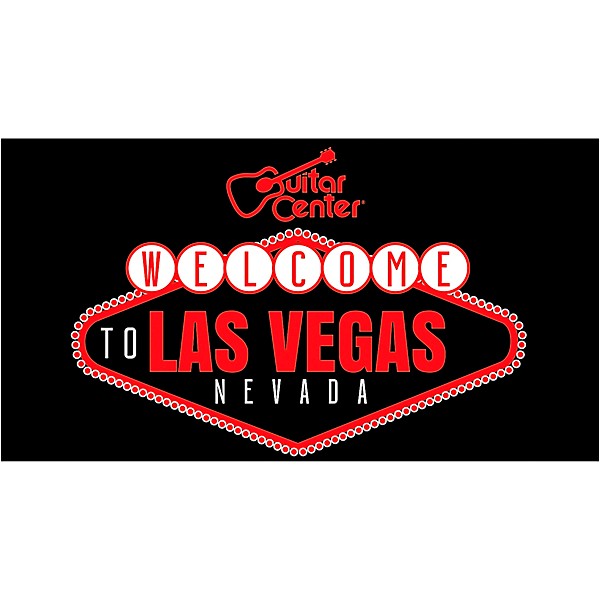 Guitar Center Welcome To Las Vegas Graphic Magnet