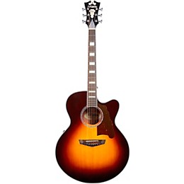 D'Angelico Premier Madison Jumbo Acoustic-Electric Guitar Vintage Sunburst
