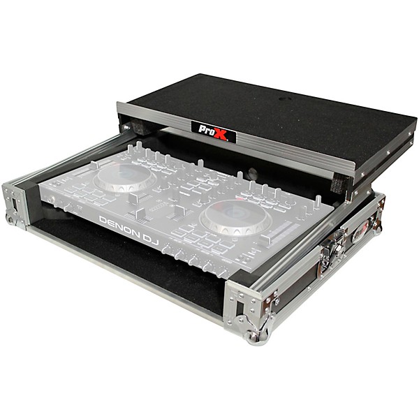 Open Box ProX ATA Professional Road Flight Case for Denon DN-MC4000 DJ Controller Level 1  Black