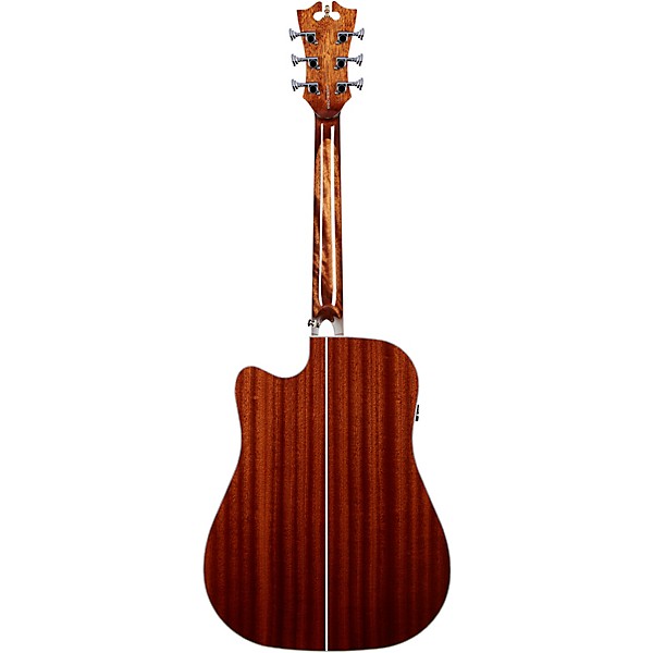 Open Box D'Angelico Premier Bowery Dreadnought Acoustic-Electric Guitar Level 2 Vintage Sunburst 190839701138