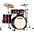 ... TAMA Starclassic Maple 4-Piece Shell Pack With 22" Bass Drum and Smoked Black Nickel Shell Hardware Flat Burgundy Metallic