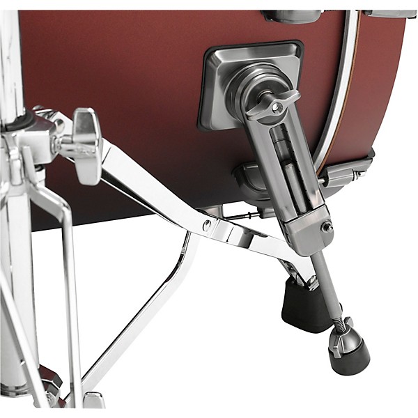 TAMA Starclassic Maple 4-Piece Shell Pack With 22" Bass Drum and Smoked Black Nickel Shell Hardware Flat Burgundy Metallic