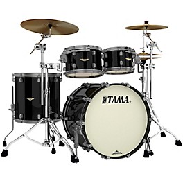 TAMA Starc... TAMA Starclassic Maple 4-Piece Shell Pack With 22" Bass Drum and Smoked Black Nickel Shell Hardware Piano Black