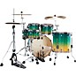 TAMA Starclassic Maple 4-Piece Shell Pack With 22" Bass Drum and Smoked Black Nickel Shell Hardware Marine Shoreline Movin...