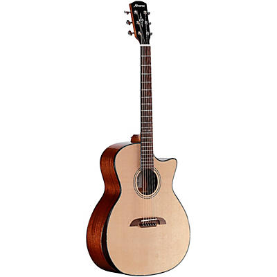 Alvarez Ag610cearb Armrest Grand Auditorium Acoustic-Electric Guitar Natural for sale