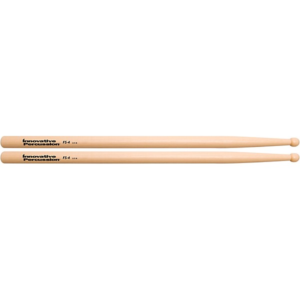 Innovative Percussion FS-4 Hickory Marching Snare Drum Stick Wood