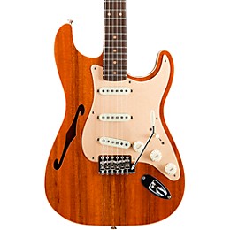 Fender Custom Shop Artisan Koa Stratocaster Electric Guitar Aged Natural Top with Aged Firemist Gold Back and Sides