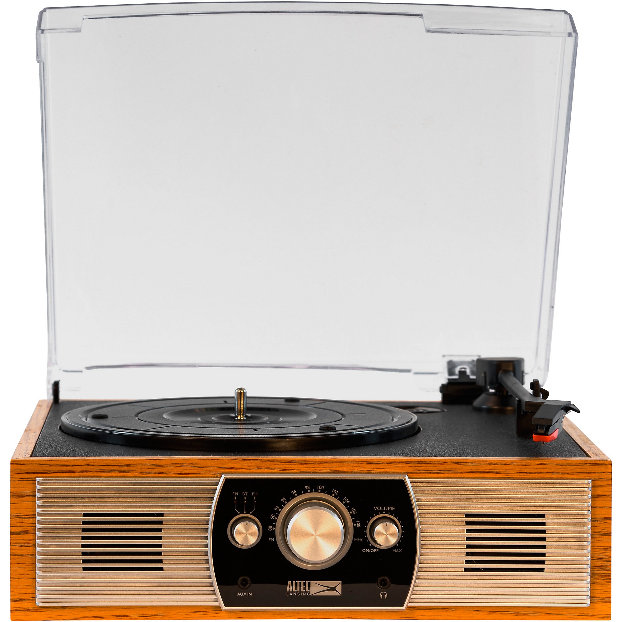 Open Box Altec Lansing ALT-400 Turntable Brown | Guitar Center