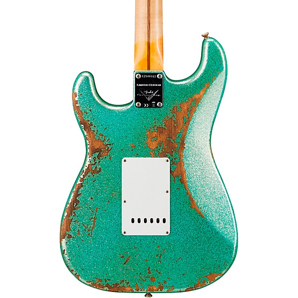 Platinum Fender Custom Shop 1956 Heavy Relic Thinline Stratocaster