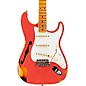 Fender Custom Shop 1956 Heavy Relic Thinline Stratocaster Electric Guitar Aged Coral Pink Over Choc 2-Tone Sunburst thumbnail