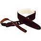 Perri's Suede With Sheep Skin Guitar Strap Brown 2.5 in. thumbnail