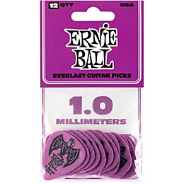 Ernie Ball Everlast Delrin Picks 12 Pack 1.0 mm 12 Pack