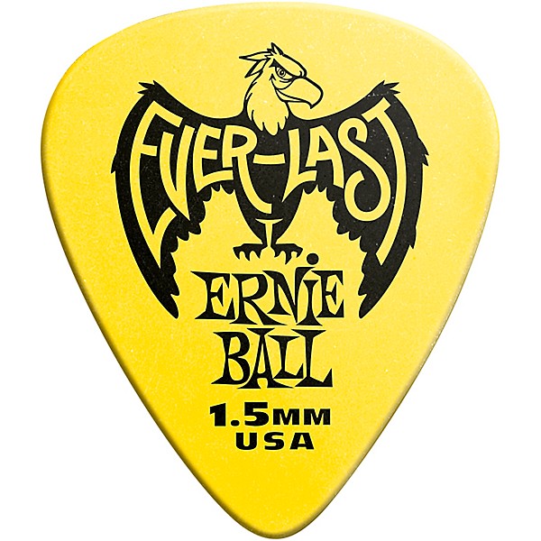 Ernie Ball Everlast Delrin Picks 12 Pack 1.5 mm 12 Pack