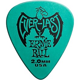 Ernie Ball Everlast Delrin Picks 12 Pack .48 mm 12 Pack Ernie Ball Everlast Delrin Picks 12 Pack 2.0 mm 12 Pack