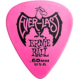 Ernie Ball Everlast Delrin Picks 12 Pack .48 mm 12 Pack Ernie Ball Everlast Delrin Picks 12 Pack .60 mm 12 Pack